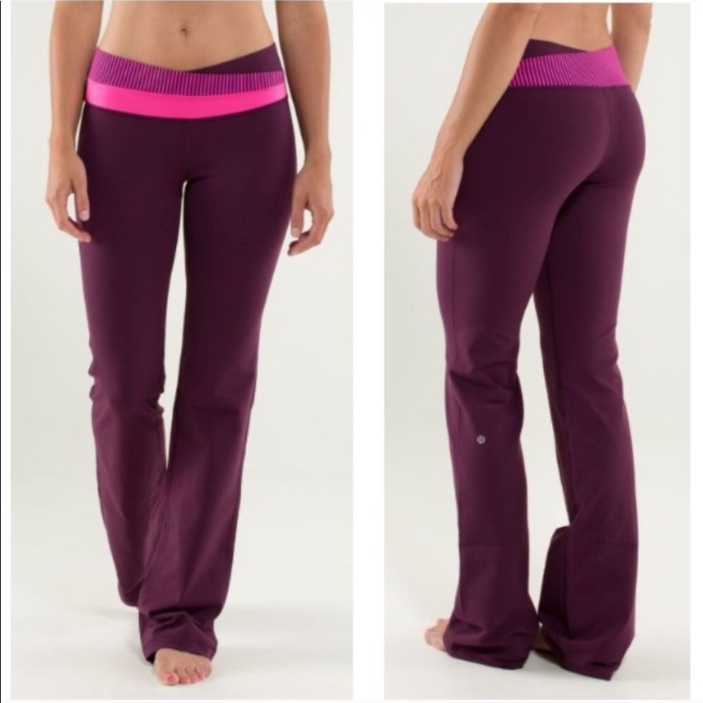 Lululemon Astro Plum Raspberry Glo Light Pants